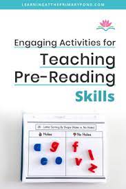 teaching pre reading skills