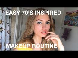 easy 70 s inspired makeup routine you