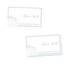 Table Place Cards Template Wedding Seating Place Cards Template