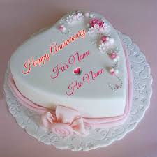 happy anniversary wishes cake