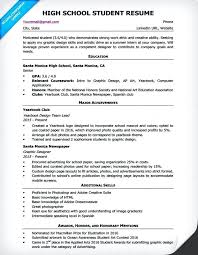 Resume Template For High School Student Doc Samples Students No Work