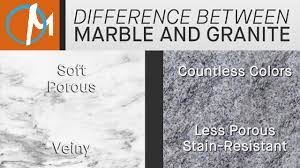 how to tell granite from marble l