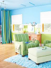 For interest, no matter the time of day, try contrasting tones of equal intensity on walls and ceilings, or taking the color straight up and over to create the ultimate evening retreat.' 7. 23 Brilliant Blue Color Schemes For Every Design Style Colorful Playroom Home Decor Room