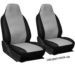 Black Leatherette Car Seat Covers