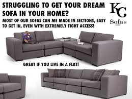 Mix and match one, two and three seater sofas. Sectional Sofas The Easy Way To Fit A Large Sofa Into Your Home Kc Sofas