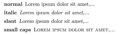 Changing Font Styles In Latex Texblog
