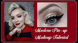 modern pin up makeup tutorial tuto