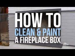 How To Paint A Fireplace Box