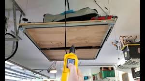 garage storage ceiling rack with harbor