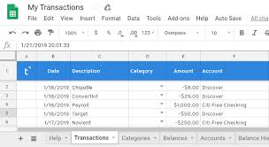 An Automated Budget Spreadsheet In Excel Young Adult Money