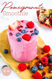 berry pomegranate smoothie delightful