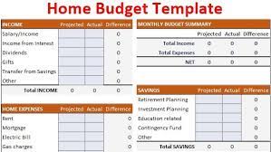 home budget template what is it how