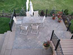 Trex Deck And Pattern Concrete Patio I