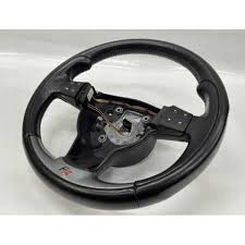 Black Leather Steering Wheel Without