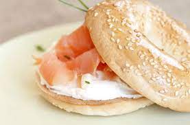 cream cheese and smoked salmon