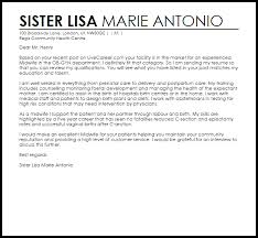 Midwife Cover Letter Sample Cover Letter Templates Examples