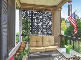 Enhance bare exterior walls with lattice featuring victorian. Decorative Screen Panels Add Privacy And Style To Your Deck