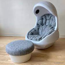 egg chair ottoman with speakers