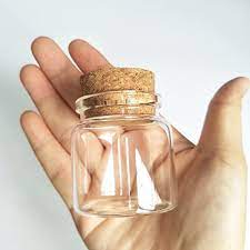 small glass bottles vials jars glass