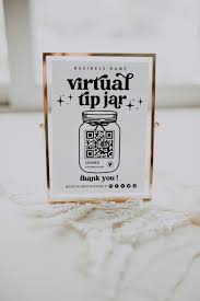 virtual tip jar venmo payment sign