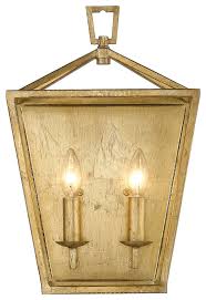 2 Light Open Lantern Candle Wall Sconce