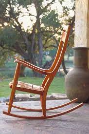 mahogany rocking chair comfortable