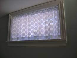 Basement Window Treatments