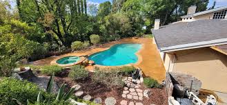 Diy Stained Concrete Pool Decks