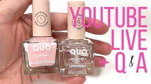 live doing my nails w quo q a you