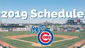 Iowa Cubs Set 2019 Schedule Iowa Cubs News