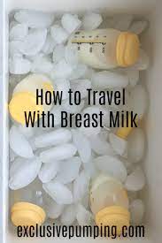 An Exhaustive Guide To Traveling With Breast Milk Exclusive Pumping