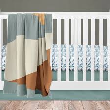 Boho Nursery Sunset Crib Bedding Set