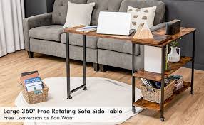 rotating sofa side table