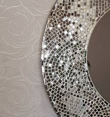 Round Mosaic Mirror Decorative Mirror