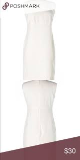 White Bloomingdales White Dress Size 6 Petite A Line