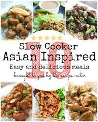 10 asian inspired slow cooker meals
