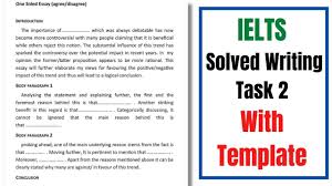 ielts solved writing task 2 with