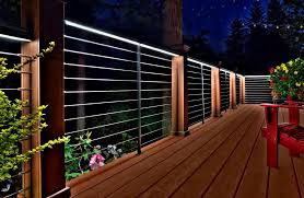 Best Solar Deck Rail Lighting Oscarsplace Furniture Ideas Outdoor Deck Rail Lighting