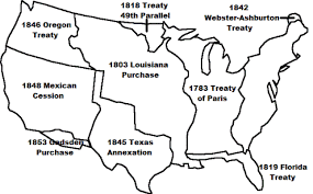 Manifest Destiny Map Teaching American History Westward