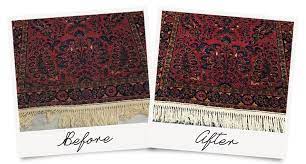 oriental area rug before and after