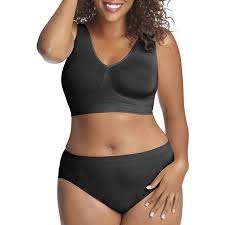 Hanes Womens Plus Size Pure Comfort Seamless Wirefree Bra Style 1263