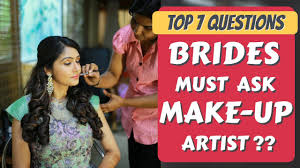 fixing your wedding make up artist