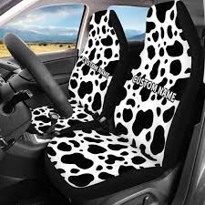 Personalized Cow Car Seat Covers Cow