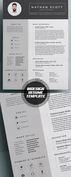 50 Best Resume Templates For 2018 Design Graphic Design Junction