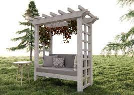 Arbor Bench Plans Seat For Outdoor