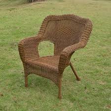 Camelback Resin Wicker Patio Chair