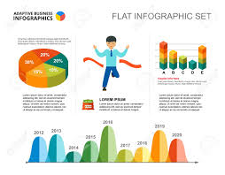 Timeline And Pie Chart Template For Presentation Business Data