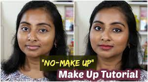 no makeup tutorial
