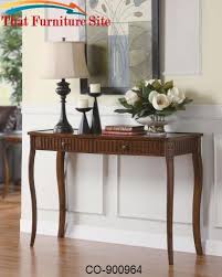 Accent Tables 2 Drawer Sofa Table With