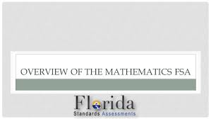 Overview Of The Mathematics Fsa Ppt Video Online Download